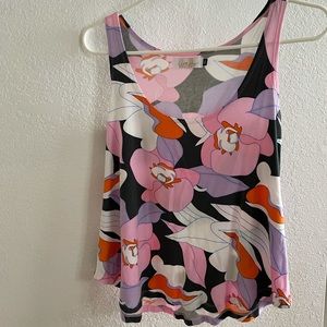 Fighting Eel floral tank